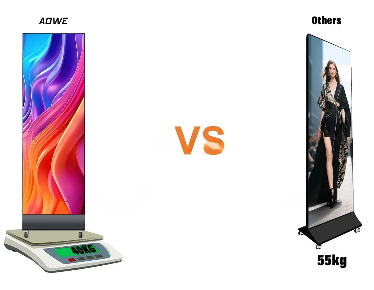 P1.86 P2 P2.5 Portable LED Display Board Foldable Indoor LED Video Wall for Poster and Banner