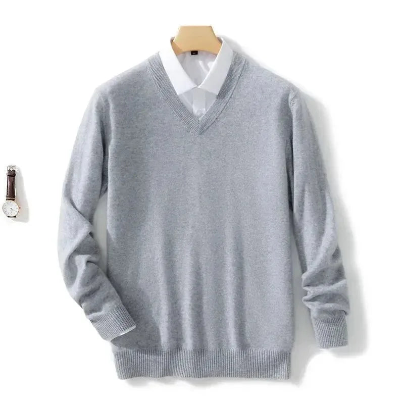 Cashmere Cashmere Sweater Men 2025 Autumn Winter Jersey Jumper Robe Hombre Pull Homme Hiver Pullover Men O-neck Knitted Sweaters