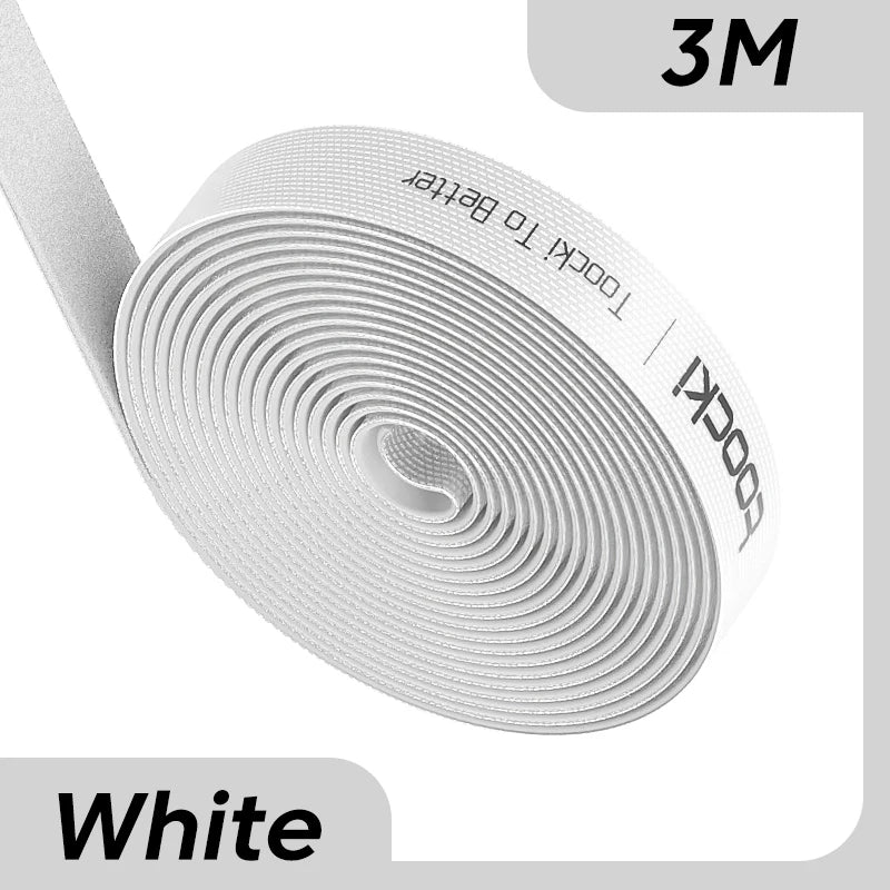 Tookki cable manager cable manager wire tie telephone accessories Velcros manager cable protection tape wrapper