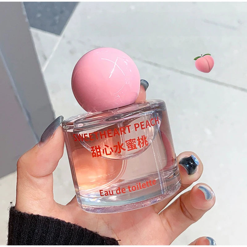 Citrus Peach Fruity Perfume Spray,Clean Fresh Women Scent,Orange Blossom/Lily/Iris/Vetiver/Lemon/Musk Light Fragrance Mist