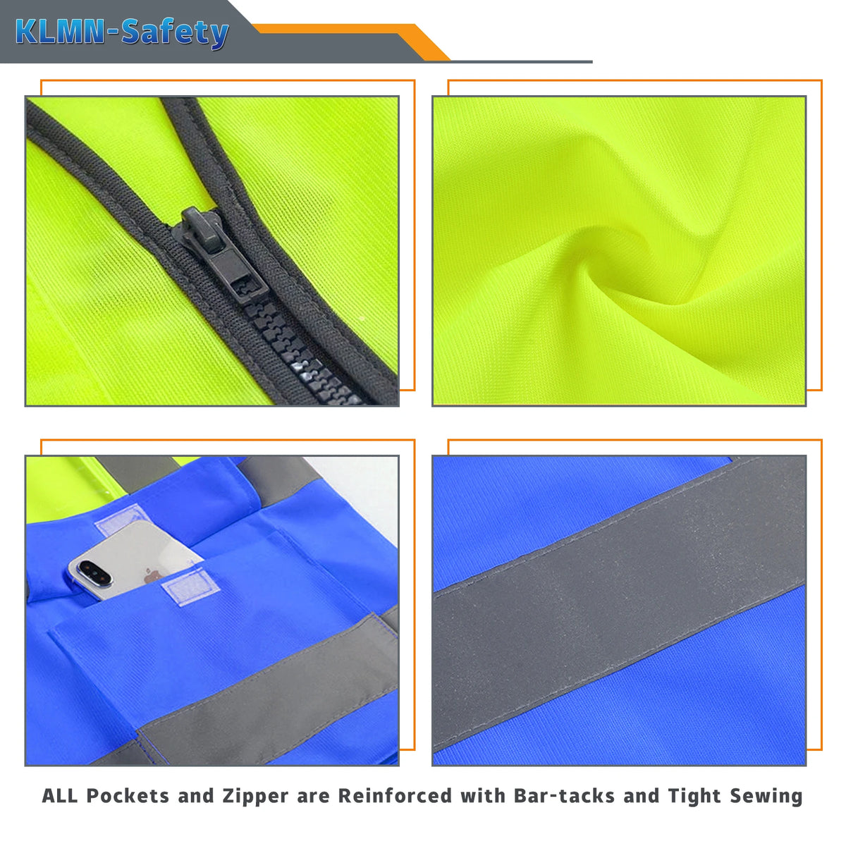 Custom Your Logo Safety Vest Construction Work Traffic Vest Railway Coal Miners Uniform Security ANSI Class 2 Safety Workwear