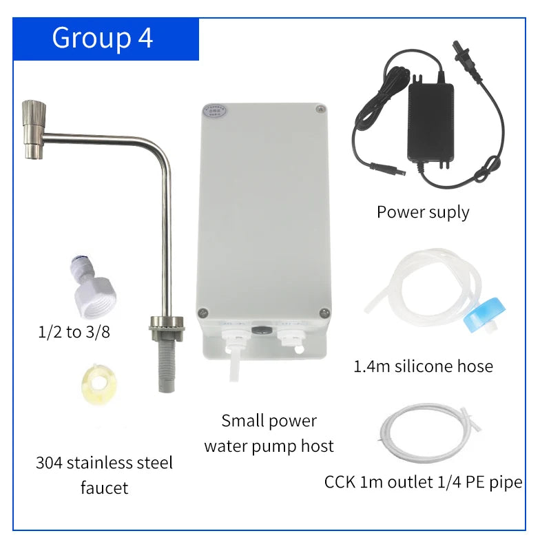 12V Electric Caravan Galley Water Pump 1.5 L/min Automatic Suction for Motorhome Boat Bottled Water System