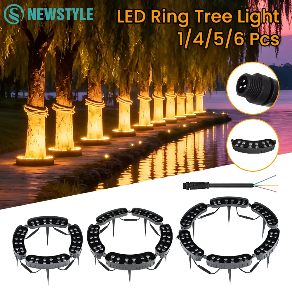 LED Outdoor Tree Hugging Lamp IP65 Waterproof 200V Spotlight Night Decor DIY Assemble Tree Holding Lighting Lamp For Garden