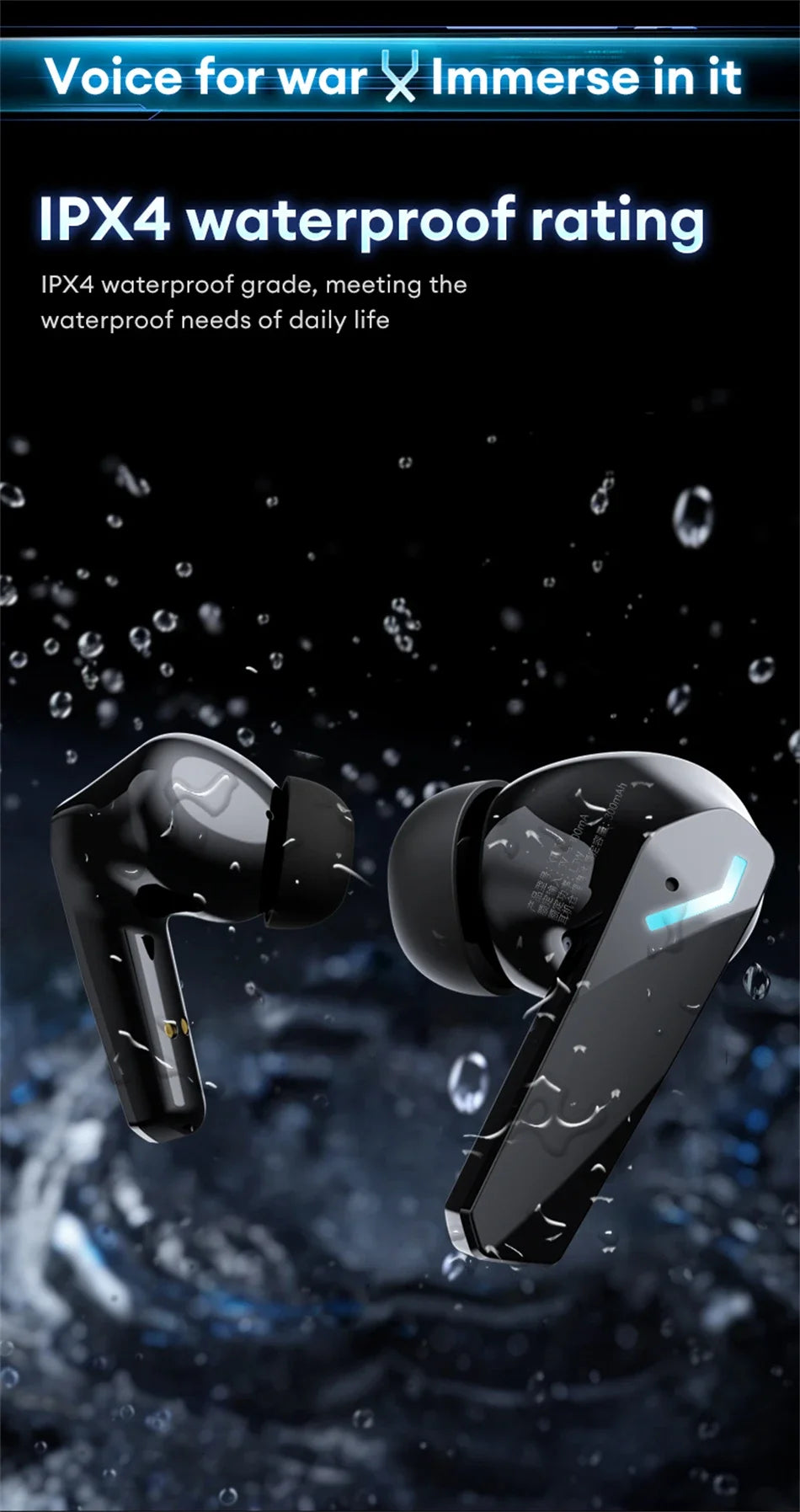 Lenovo XT53 Wireless Upgrade Bluetooth 5.4 Earphones Ultra Long Endurance Low Latency Gaming Headset LED Digital Display Earbuds