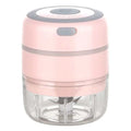 Electric Mini Garlic Chopper  Portable Cordless Vegetable Blender, Onion Mincer with USB Charging for Baby Food, Chili, Herbs