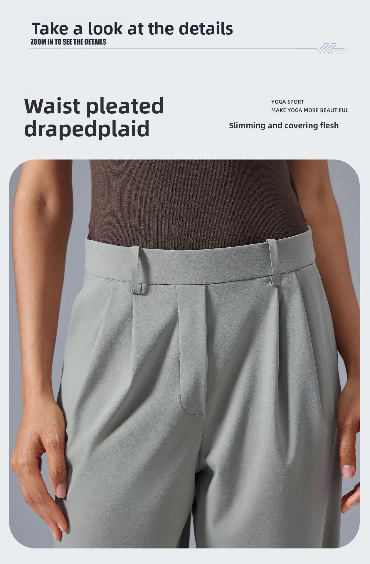 Women's Slimming Wide Leg Pants Loose Fit Breathable Thin Straight Tube Casual Sports Pants Versatile Comfortable