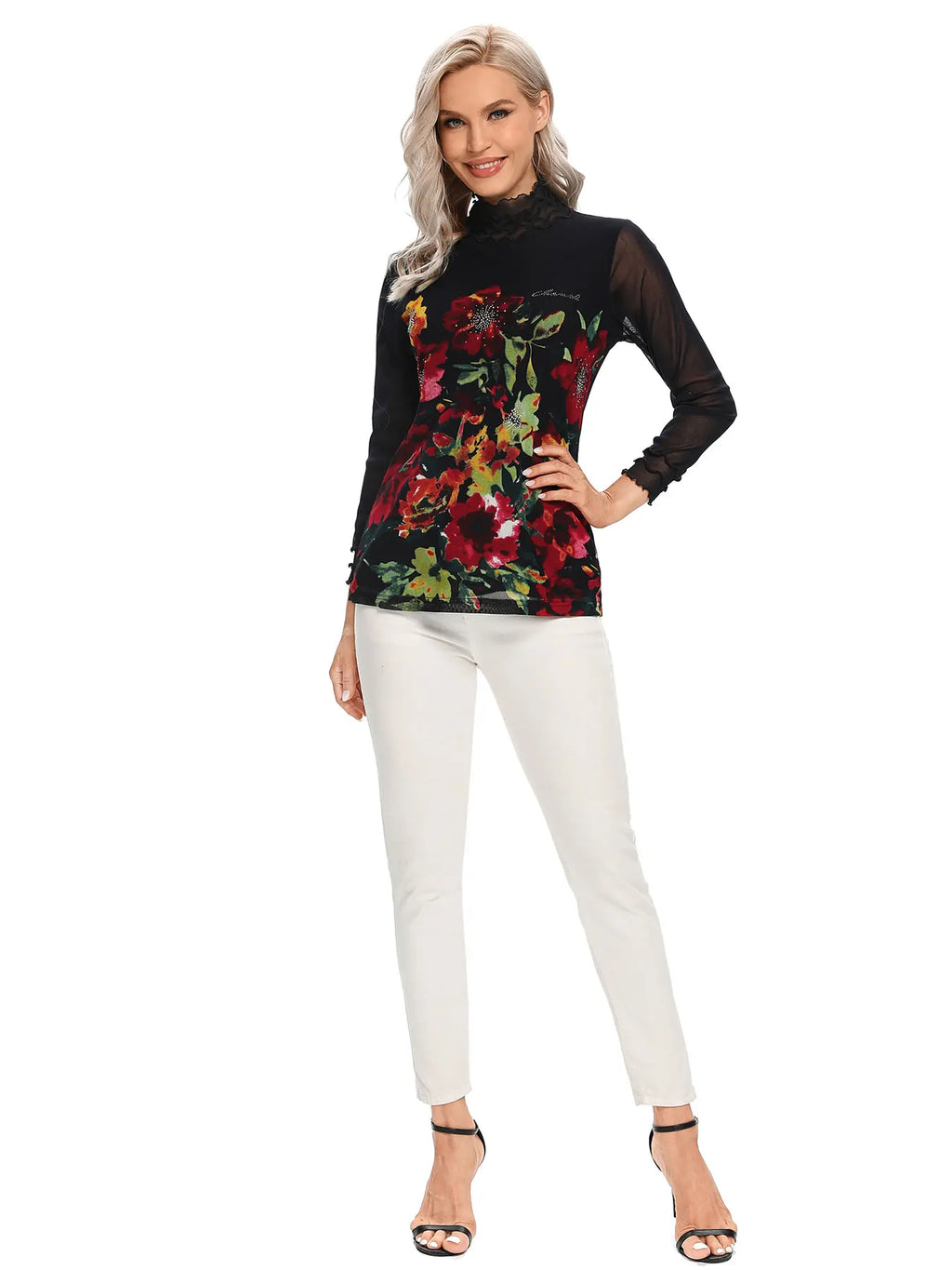 Women Knitted Spring And Autumn Fashionable Casual T Shirt