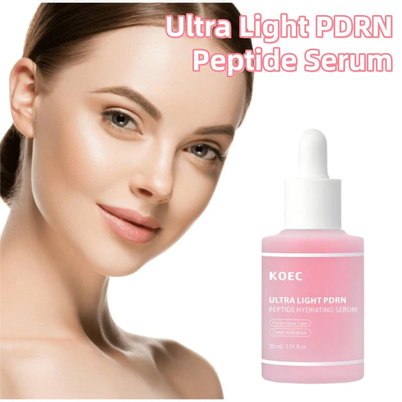 PDRN Peptide Moisturizing Serum 30ml Deeply Hydrating Brightening And Repairing Facial Essence Gentle Soothing Korean Skincare