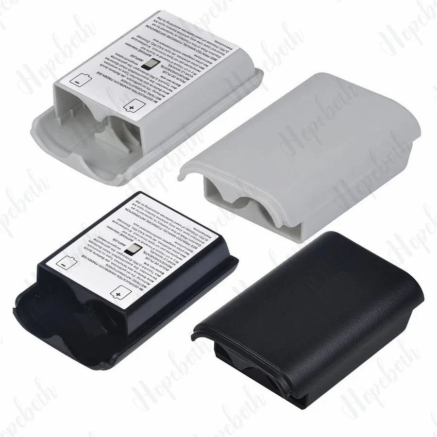 100/50/20/10PCS Rechargeable AA Battery Back Cover Case Shell For Xbox 360 Wireless Controller New Game Accessories Balck White