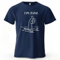 Men T-Shirt 100% Cotton Oversized Minimalist Cartoon Graphic fashion Streetwear Breathable Fabric Simple Stylish Style Tops Tees