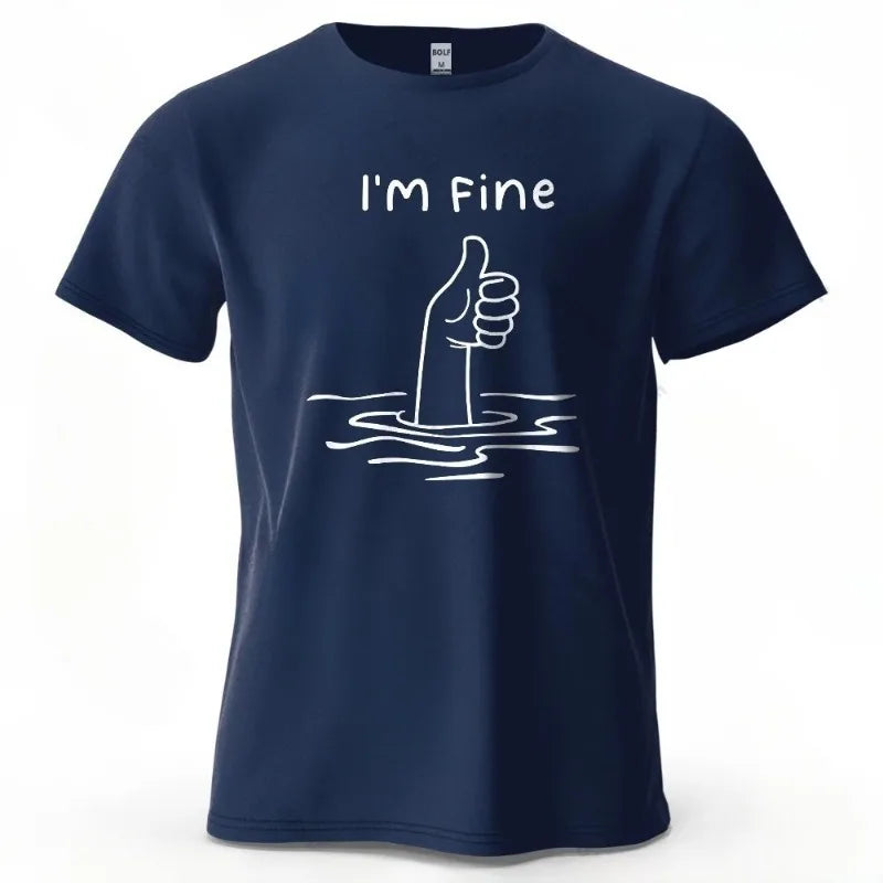 Men T-Shirt 100% Cotton Oversized Minimalist Cartoon Graphic fashion Streetwear Breathable Fabric Simple Stylish Style Tops Tees