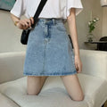 Summer Denim Short Skirt for Women High Wiast Sexy Tight Bag Hip Skirts Lady Slim Fit Y2K Female Short Jeans Skirts DURIKIES