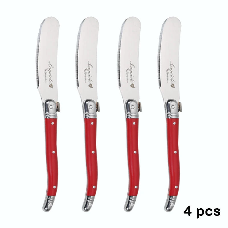 6.25inch Stainless Steel Butter Cutter Cheese Jam Spreaders Wipe Cream Cutter Kitchen Gadgets Laguiole  Butter Bread Tool 4-6pc