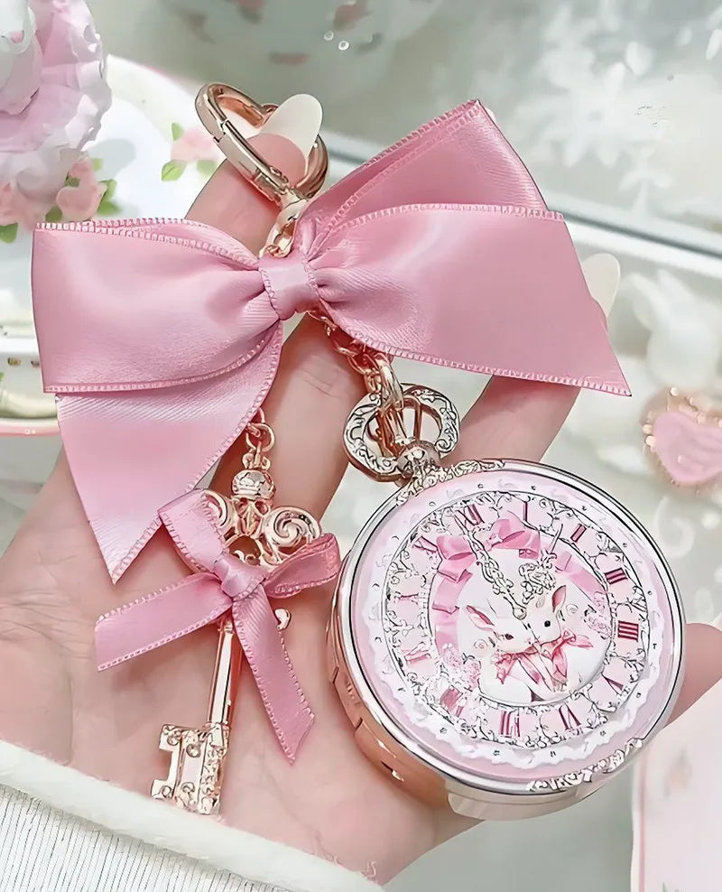 Flower Knows Lip Balm with Hyaluronic Acid and Hydrating Oil Blend Rabbit Garden Girl Heart Cute Anti Crack Lipstick Pendant