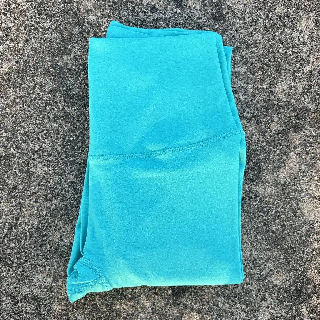 Solid Color Back Waist Pocket High Waist Fitness Yoga Legging soft Women Sport Pant Tight Butter Athletic Gym Ankle-Length Pants
