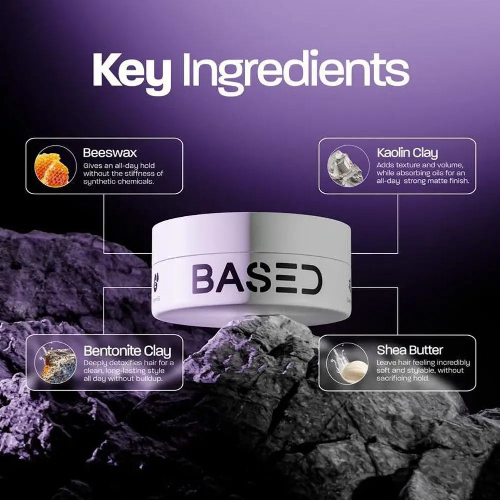 Based Professional Hair Clay Long-Lasting Styling Sea Salt Leave-In Conditioner Spray Nourishes Hair For Men Hair Care