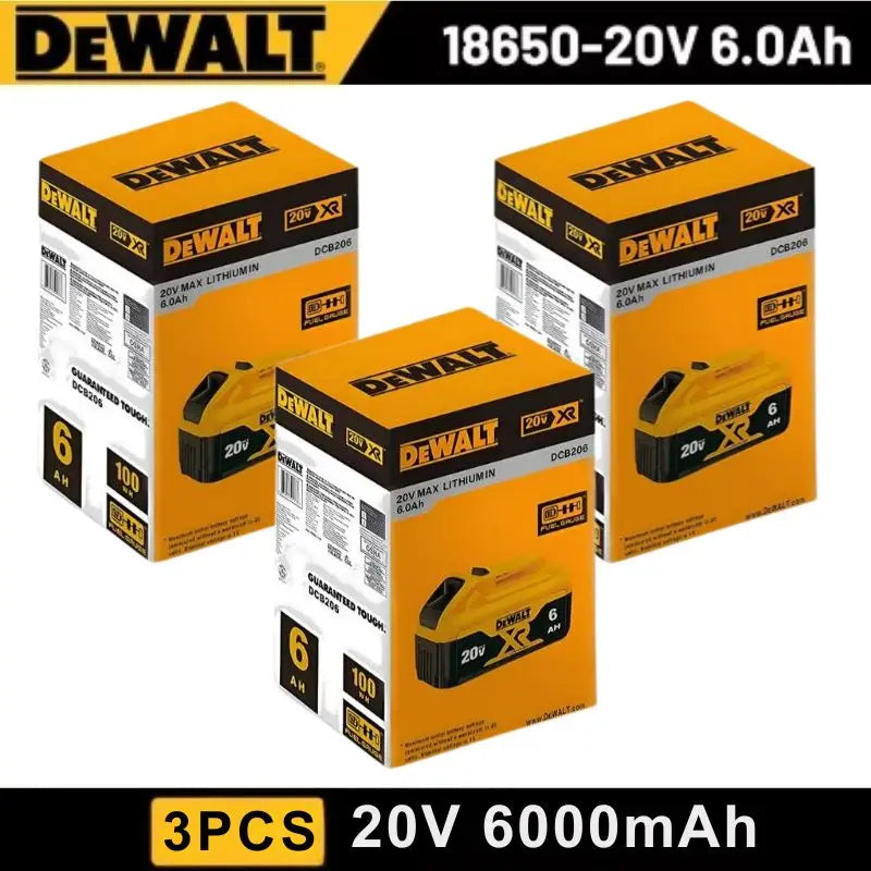 Original Dewalt 20V/60V 9.0Ah Power Tool Battery DCB206 DCB205 DCB200 DCF887 DCG405 DCD791 DCF922 DCF850 DCD805 Tool Battery