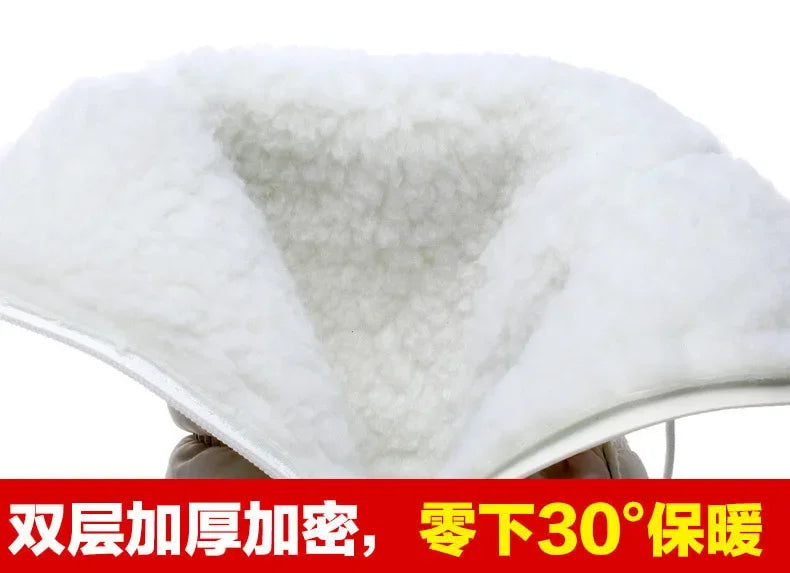 Winter Boots Thick Plush Waterproof Non-slip Boots Fashion Women Winter Shoes Warm Fur Botas Mujer Women Snow Boots Platform