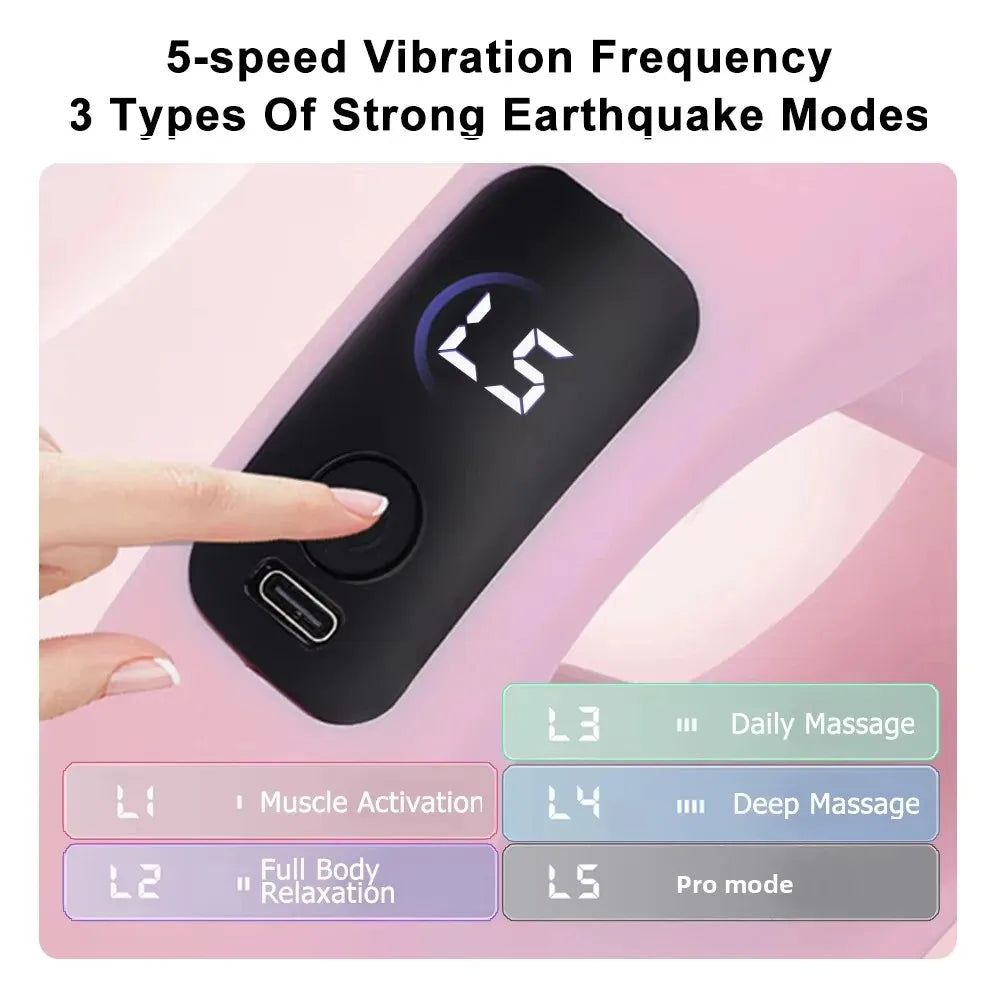 Rechargeable Body Slimming Machine Weight Loss Crazy Fat Burning Massage Fitness Belt Beauty Tool Constipation Fascia Ring