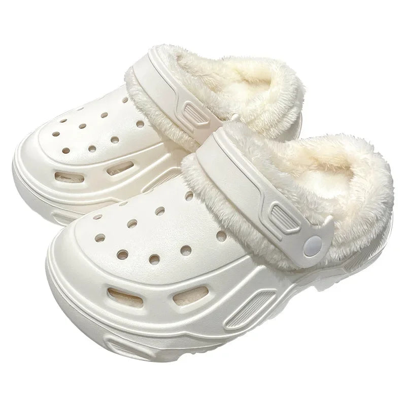 EVA cave shoes winter padded men and women new thick bottom Baotou shoes cotton warm couple cotton slippers men and women