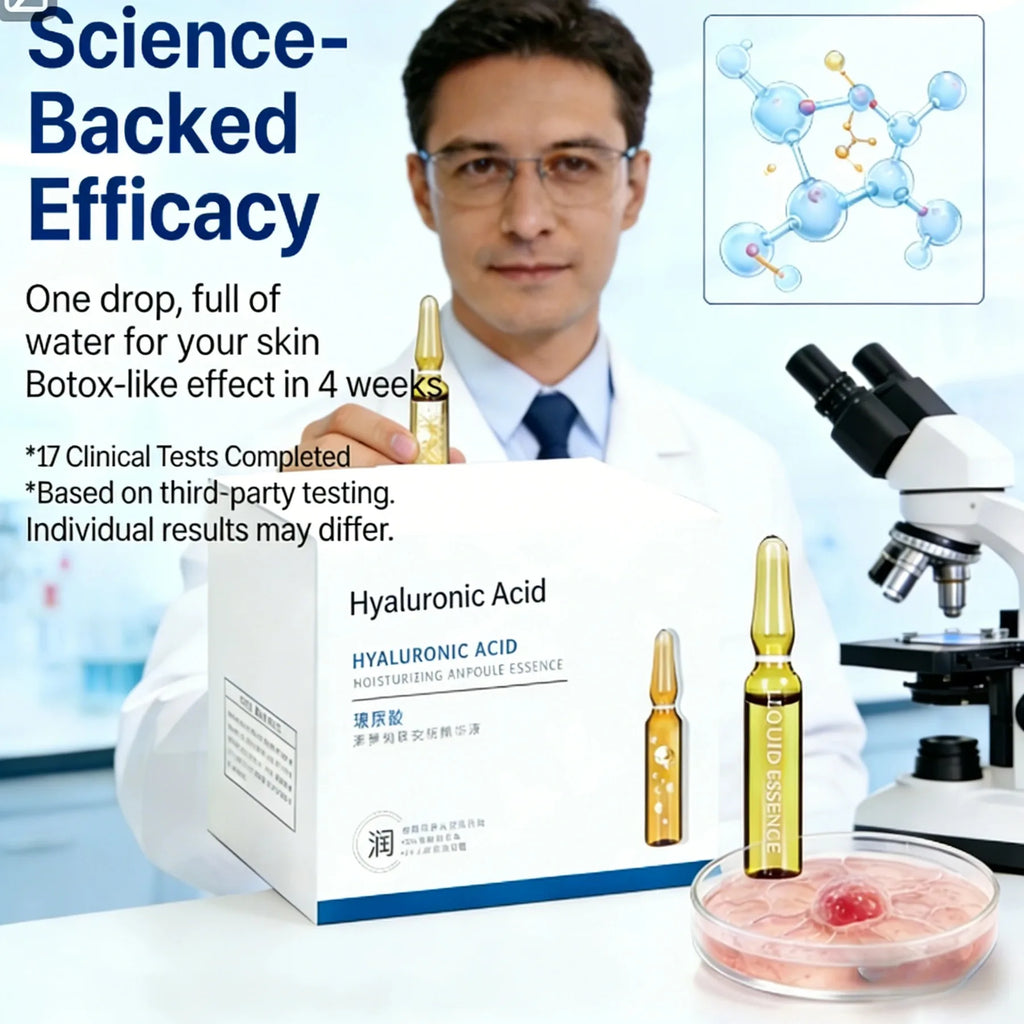 Hyaluronic Acid Ampoule Essence Deep Water Replenishment Intensive Repair Small Molecule Level Throwing Essence Original Solutio