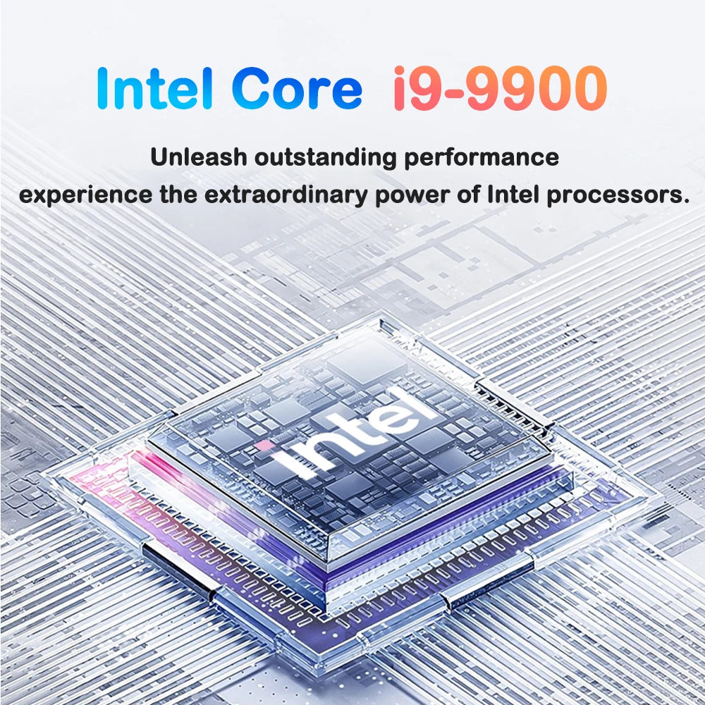 New 14.1" Laptop Intel Core i9-9900 32GB 2TB Gaming PC Ultra Slim Office Study Computer PC Windows 11 Pro  1920*1080 HD