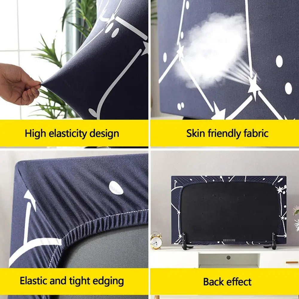 TV Cover Dust Cover Cover Towel 32 Inch 43 Inch 45 Inch 65 Inch Household Hanging LCD TV Dust Cover Protector Case