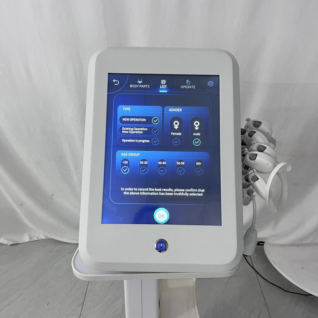 Myoslim Portable Facial Beauty Machine | Dermis Stimulation & Skin Brightening | Muscle Tightening & Anti-Wrinkle Device