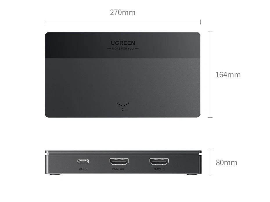 New! UGREEN Video Capture Card 4K60Hz HDMI to USB/USB-C HDMI Video Grabber Box for PC Computer Camera Live Stream Record Meeting