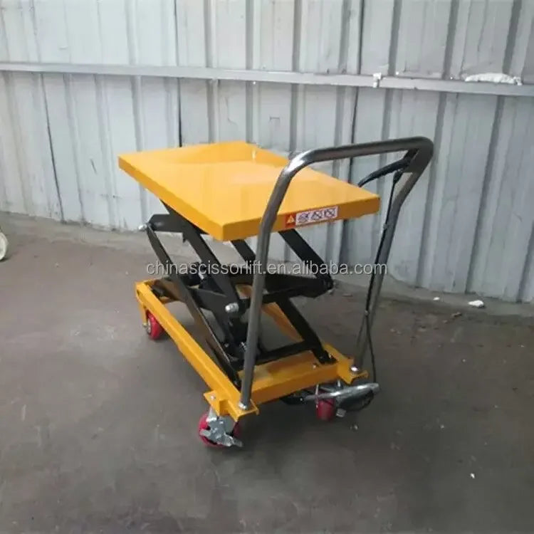 Vehicle Short Tractor Portable Manual Lifter Hydraulic Scaffolding Scissor Lift Table