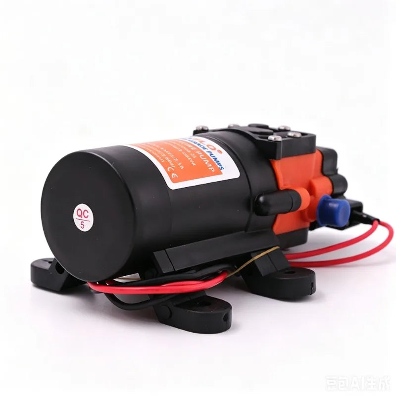 12V 24V DC Diaphragm Water Pump Self Priming Automatic Pressure Pump RV Caravan Boat Yacht Marine Battery Powered Water Transfer