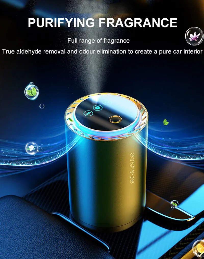 Smell for Car Home Perfume Holder Fragrance Diffuser Luxury Smart Spray Type-c Rechargeable Deodorizer Therapy Air Freshener