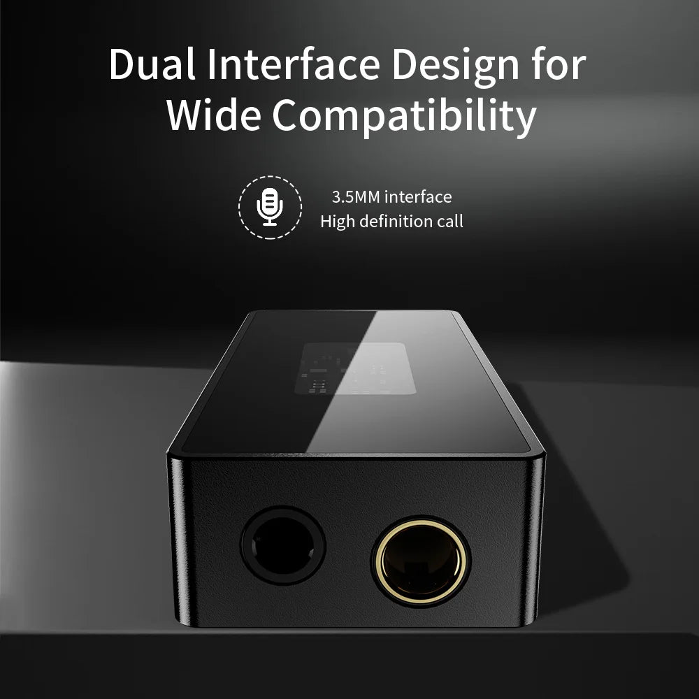 TRN Black Pearl Portable Hi-Fi Digital Audio Decoder 3.5+4.4 Output Dual CS43131 PCM 384kHz 32Bit DSD256 DAC Headphone Amplifier