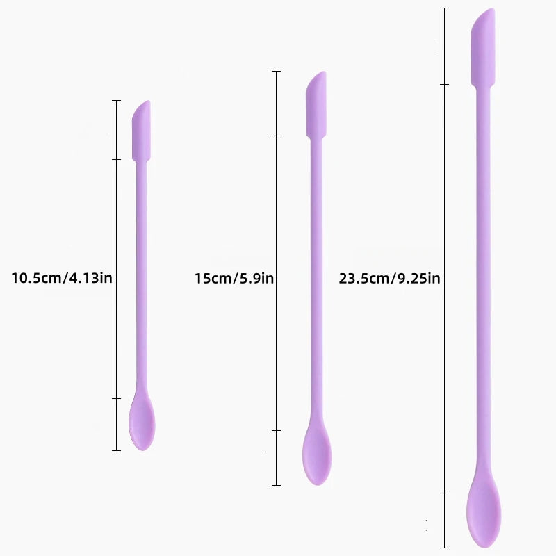 3 Mini Beauty Scrapers, Used for Cosmetics, to Scrape Out the Last Drop of Lotion or Cream from Narrow Bottles and Cans, Small Scrapers