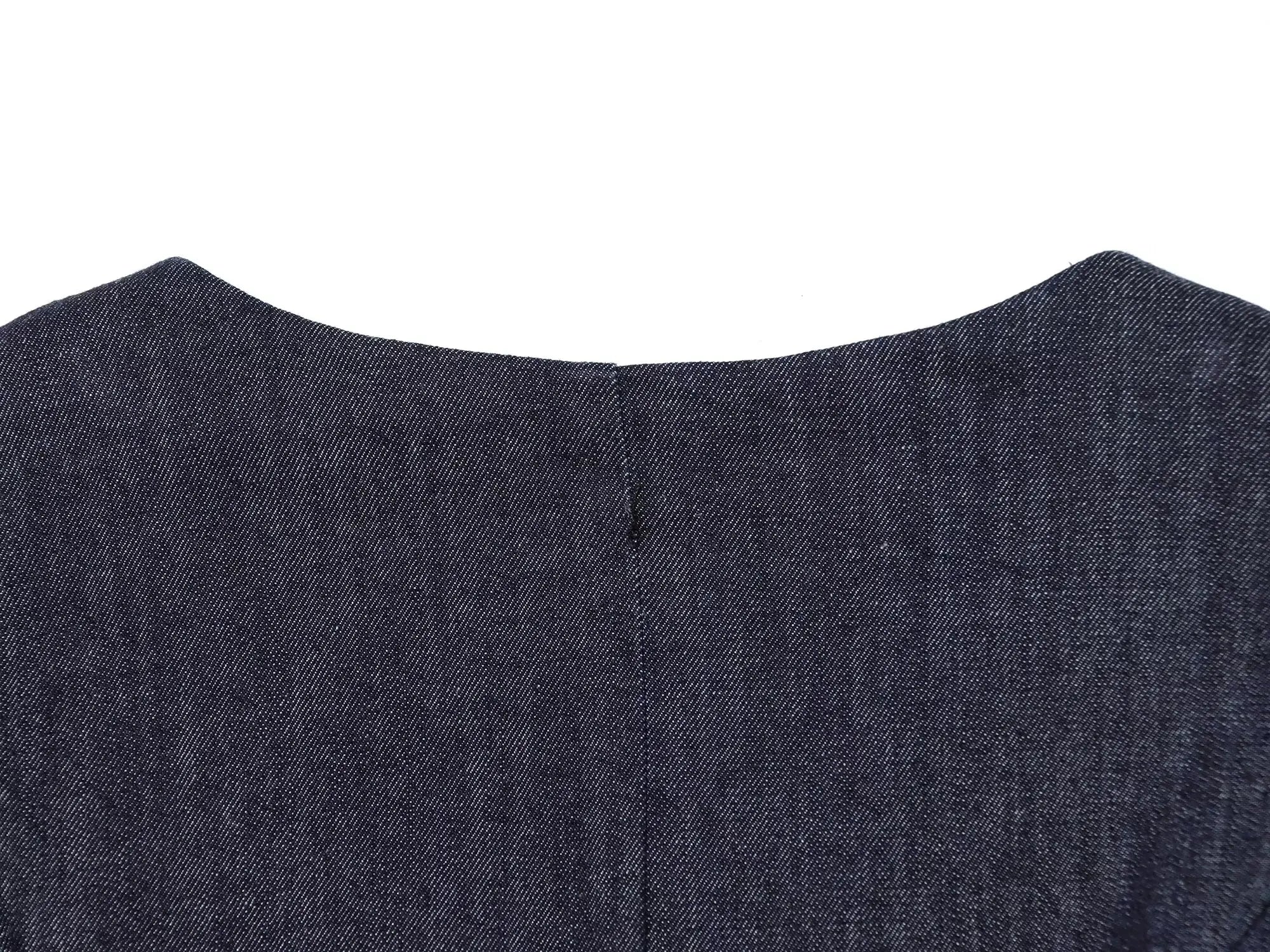 Denim Women's Shirts Blouse 2026 Summer New Fashion Slim V-neck Blouses Women's Summer Chic Travel Holiday Youth Shirts Tops