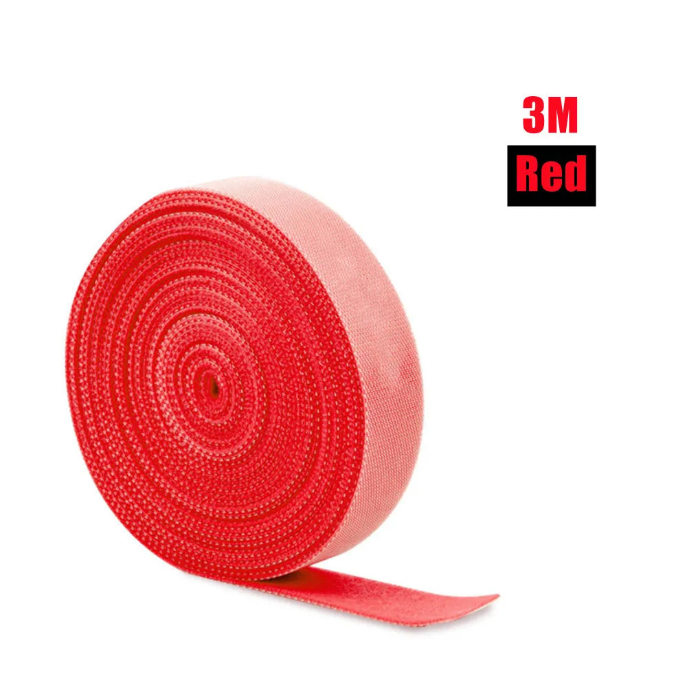 Nylon Magic Cable Organizer Winder Management Free Cut Ties Mouse earphone Cord Charge Cable Data Line Protector Tie Magic Tape