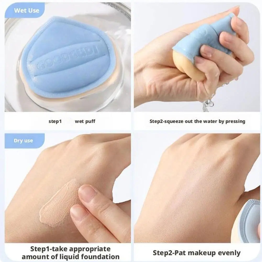 Marshmallow Air Cushion Powder Puff Foundation Liquid Special Makeup Clear Base Makeup Tool Both Dry And Wet Use ﻿