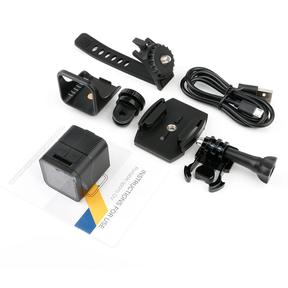 1080P HD Mini Action Camera Portable WiFi Hotspot Mini DV Camera, Waterproof Outdoor Sports Camera, Motorcycle Driving Recorder