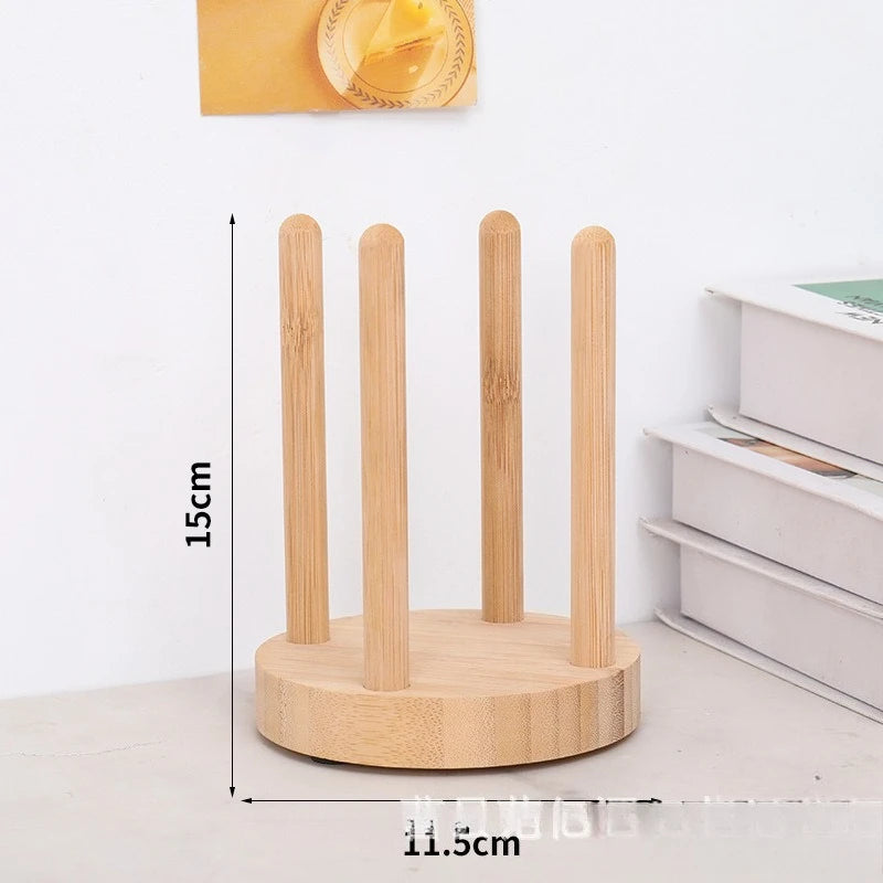 Disposable Paper Cup Storage Rack Wooden Guest Paper Cup Sorting Rack Embedded Cup Holder Household Cup Picker