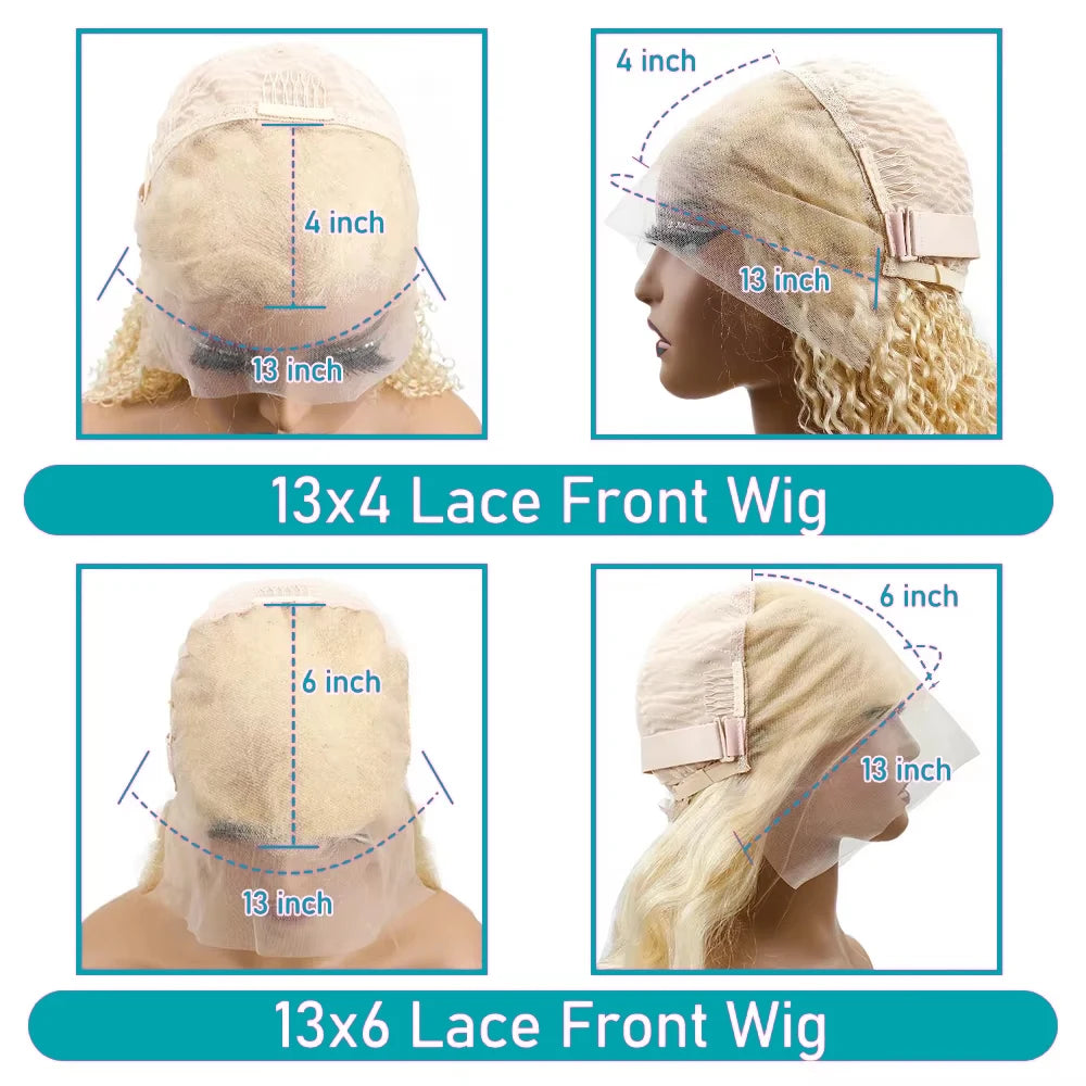613 Blonde 30 40 Inch Bone Straight Human Hair Wig 13x6 Hd Lace Frontal Wig Brazilian 220 Density Colored Human Hair Lace Front Pre Plucked Wigs