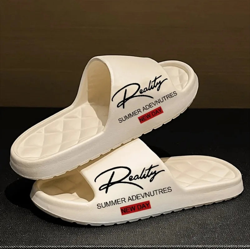 EVA Men's Home Slippers Summer Soft Lightweight Innovative Design Shoes for Indoor Outdoor Leisure Activities