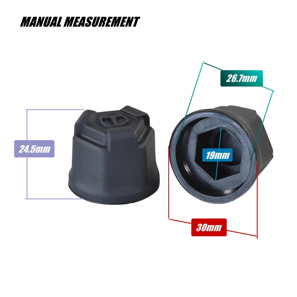 TEVERUN Universal Motor Shaft Nut Cap for FIGHTER Q MINI 11 11+ SUPREME ULTRA 7260R BLADE GT II TETRA Electric Scooter Nut Cover