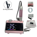 65W 35000 RPM Nail Drill Professional Manicure Machine Electric Nail Drill E-File Pedicure Equipment With Cutters Manicure Set