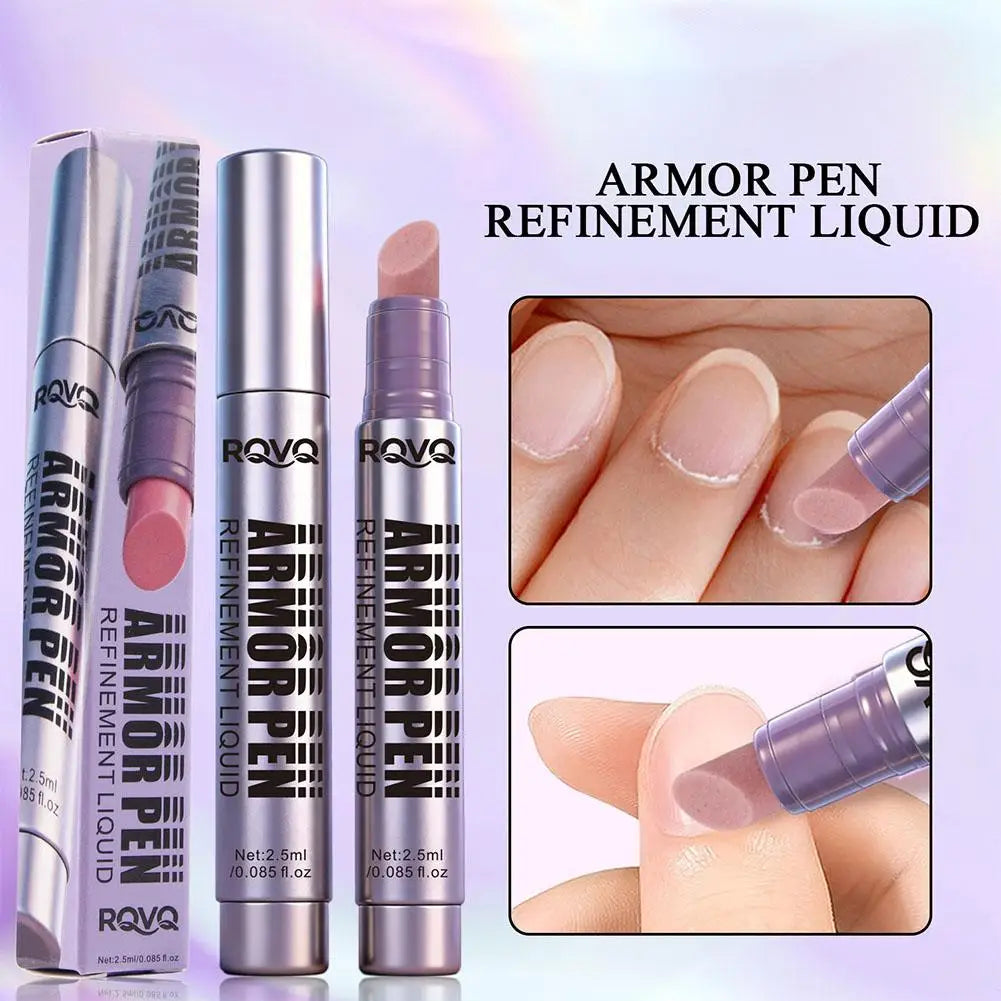 Nail Polish Pen,Cuticle Care Treatment Pen,Polishes And Smooths Cuticles,Pen Refinement Liquid Nail Art Pen Manicure Care Tools