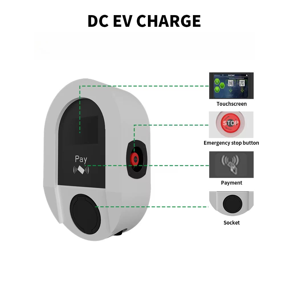 Home Use Car Charger Wallbox 22KW/7KW AC Charging Stations Ev