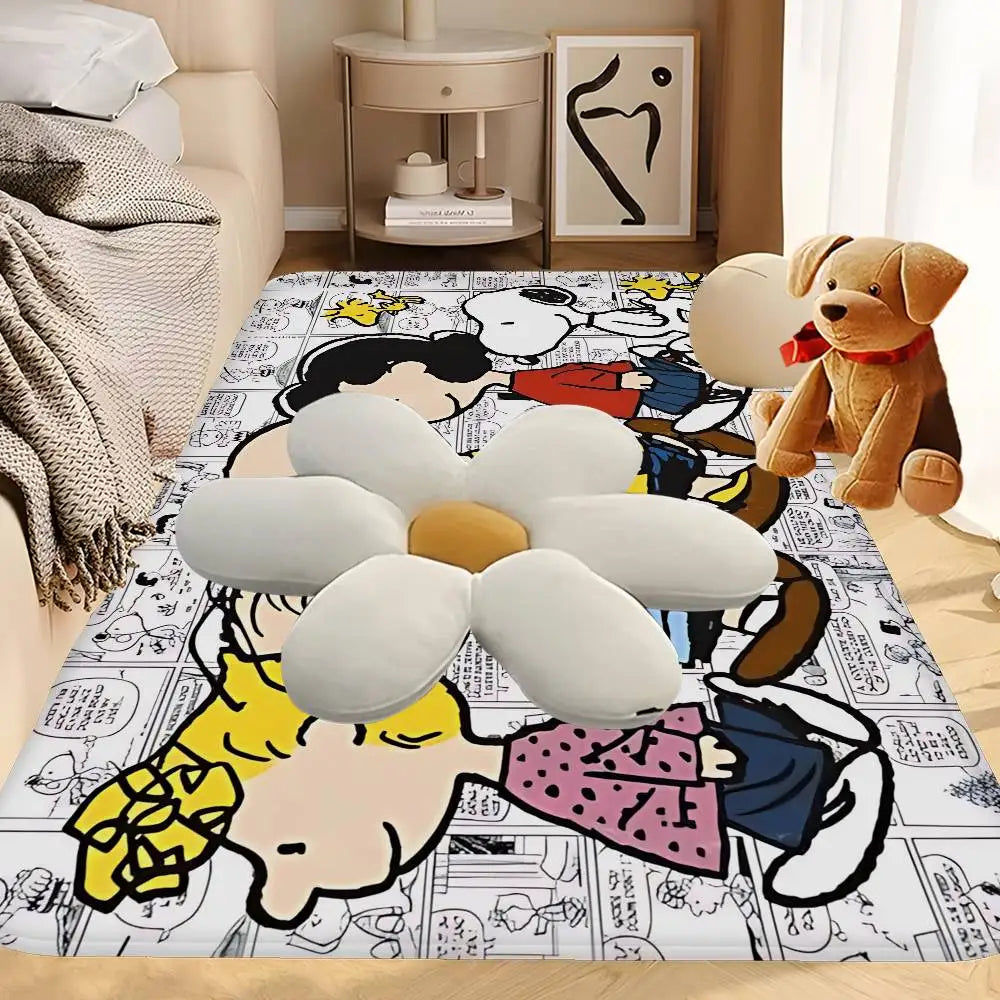 Cute Dog S-Snoopy Kitchen Mat Cheaper Anti-slip Modern Living Room Balcony Printed Modern Home Decor