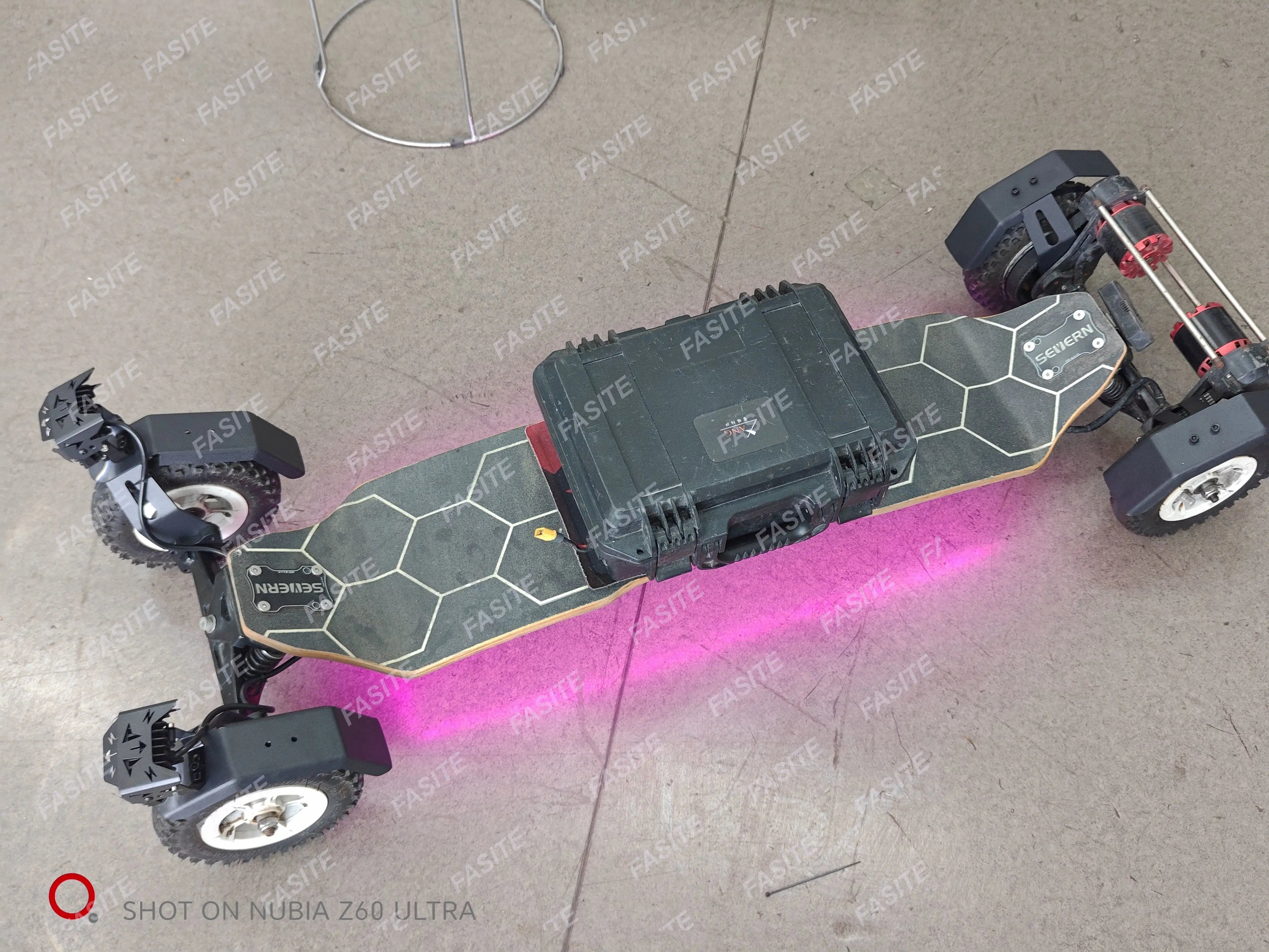 2025 new electric off-road skateboard fender waterproof board