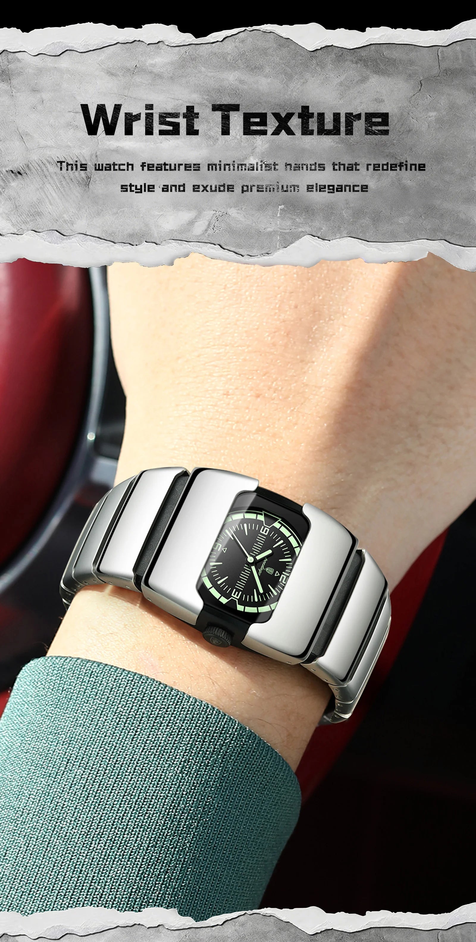 POEDAGAR Original Casual Man Wristwatch Waterproof Luminous Stainless Steel Watch For Men Sports Quartz Men's Watches Male Clock
