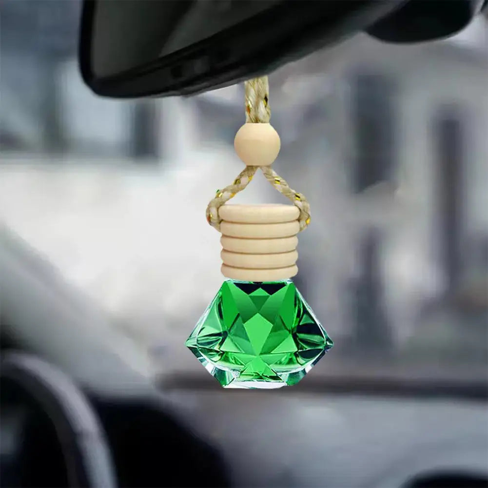 Car Perfume Pendant Include Essential Oil Air Fresheners Novelty Auto Flavoring Air Freshener Diffuser Oil Fragrance Bottle