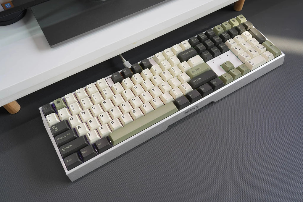 GMK olive 163 key ABS two-color molding keycap cherry height keycaps